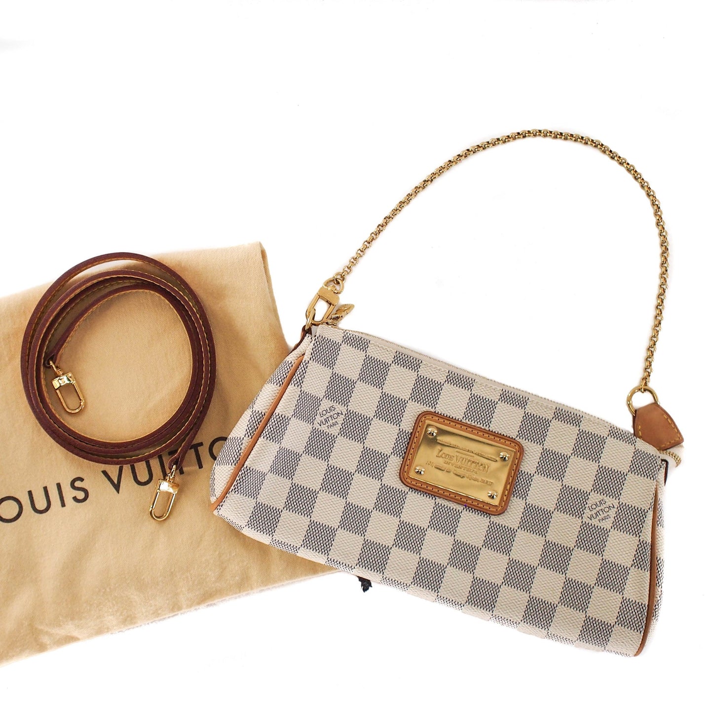 Louis-Vuitton Damier Azur Eva Mini Bag