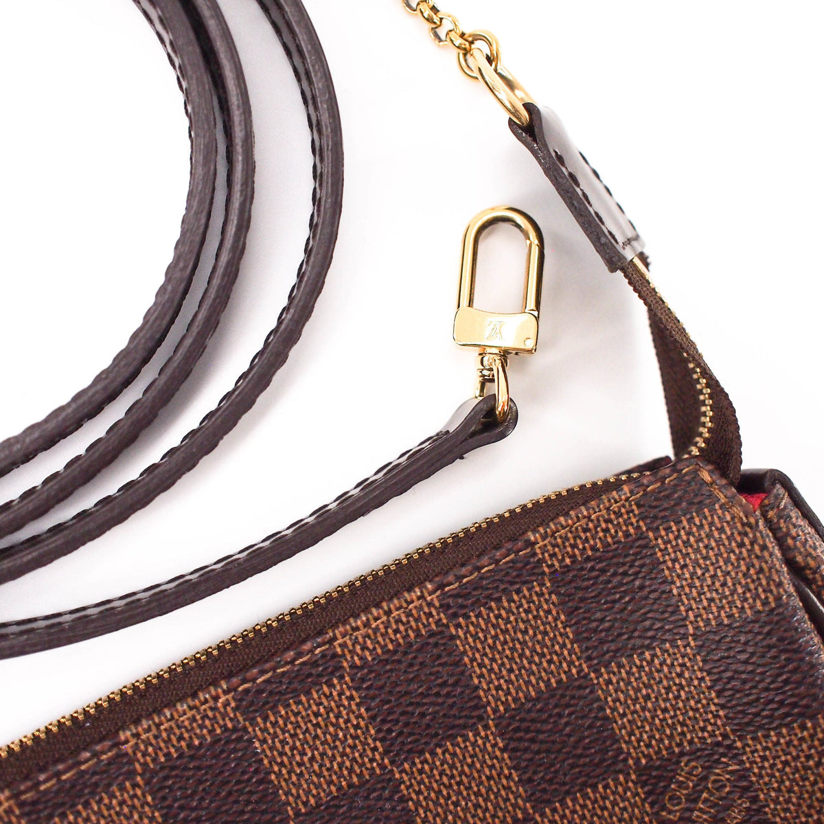 Louis-Vuitton Eva Mini Bag in Damier Ebene