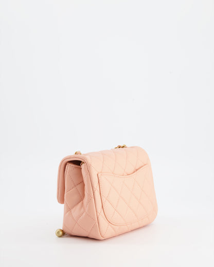 Chanel Pearl Crush Mini Square Flap Bag with Brushed Gold Hardware