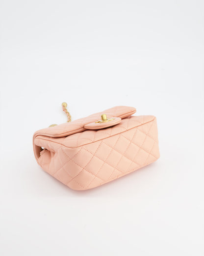 Chanel Pearl Crush Mini Square Flap Bag with Brushed Gold Hardware