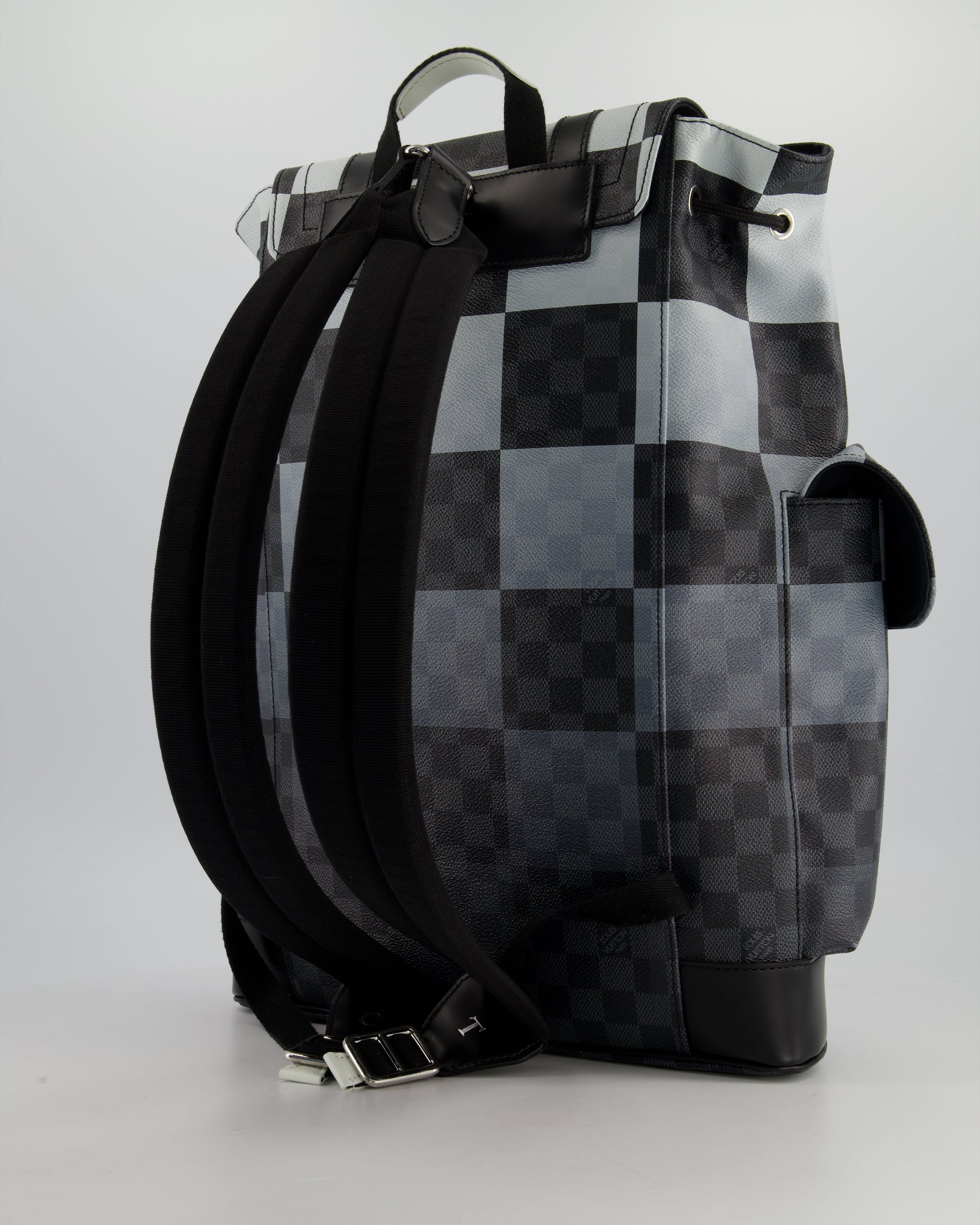 Limited Edition* Louis Vuitton Christopher Backpack Bag in Black and – Franco Shops