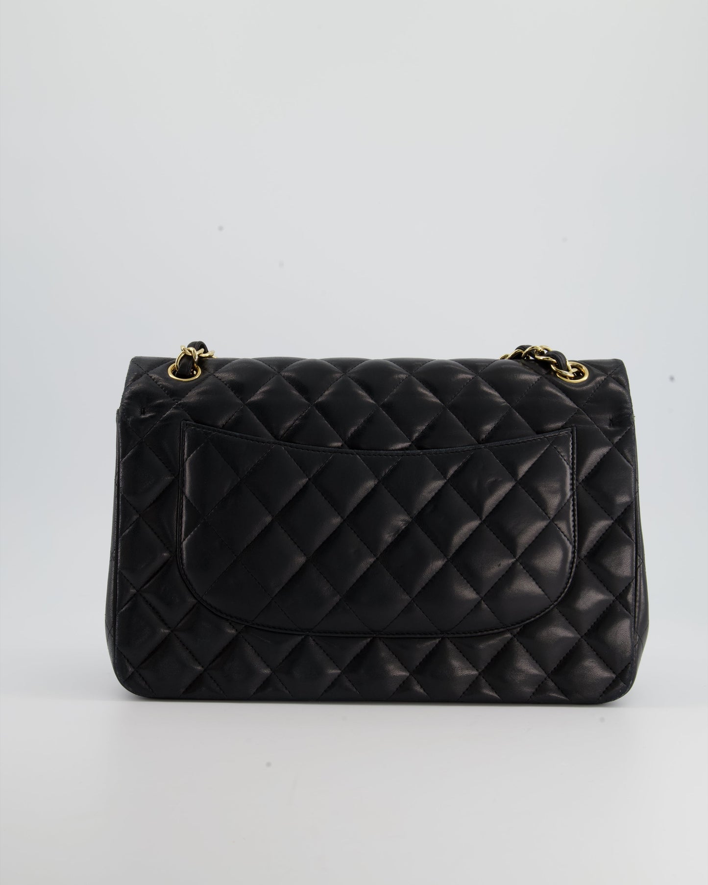 Chanel Black Jumbo Classic Double Flap Bag in Lambskin with Gold Hardware RRP £9,240