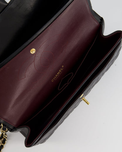 Chanel Black Jumbo Classic Double Flap Bag in Lambskin with Gold Hardware RRP £9,240