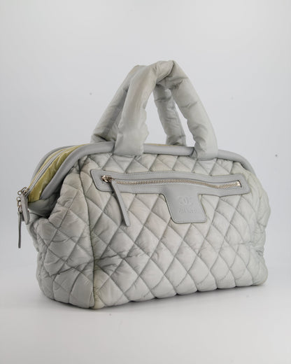 Chanel Cloud Grey Coco Cocoon Tote Bag In Nylon and CC Detail