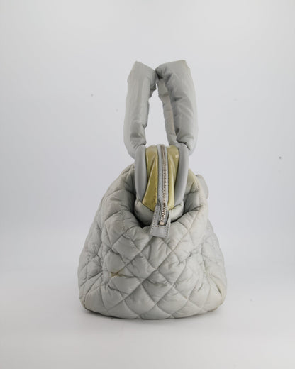 Chanel Cloud Grey Coco Cocoon Tote Bag In Nylon and CC Detail