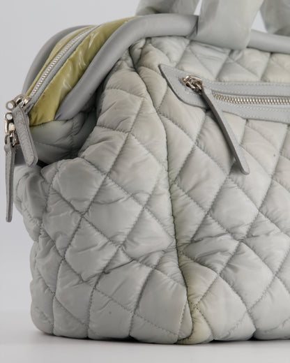 Chanel Cloud Grey Coco Cocoon Tote Bag In Nylon and CC Detail