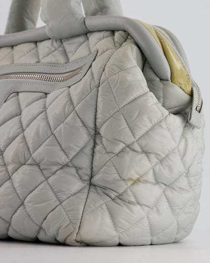 Chanel Cloud Grey Coco Cocoon Tote Bag In Nylon and CC Detail
