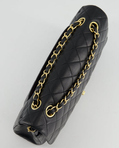 Chanel Medium Black Classic Double Flap in Lambskin Leather with Gold Hardware Bag RRP - £8,530