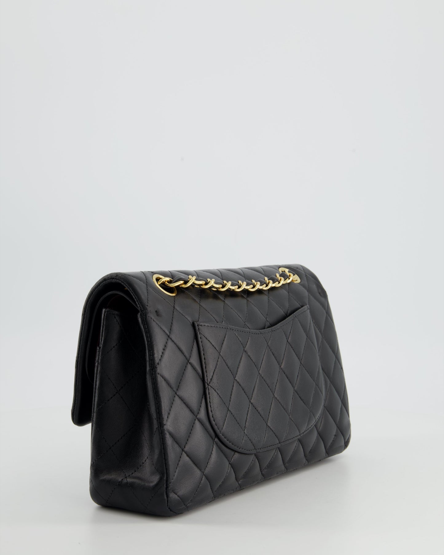 Chanel Medium Black Classic Double Flap in Lambskin Leather with Gold Hardware Bag RRP - £8,530