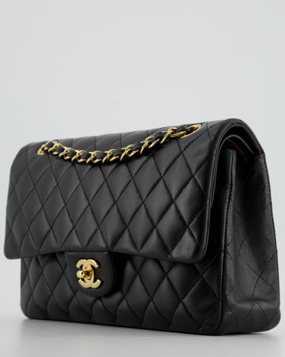 Chanel Medium Black Classic Double Flap in Lambskin Leather with Gold Hardware Bag RRP - £8,530