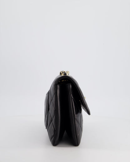 Chanel Black Trendy CC Shoulder Bag in Lambskin Leather with Champagne Gold Hardware