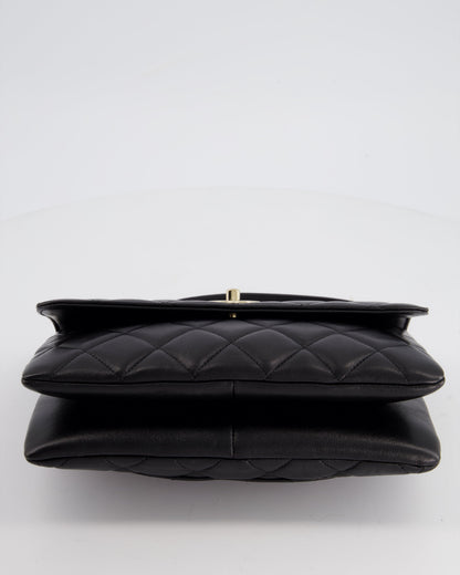 Chanel Black Trendy CC Shoulder Bag in Lambskin Leather with Champagne Gold Hardware