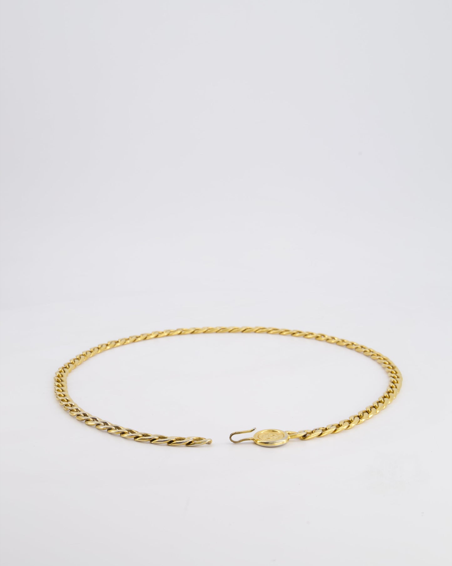 Chanel Vintage Gold Chain Medallion Belt Size 85cm