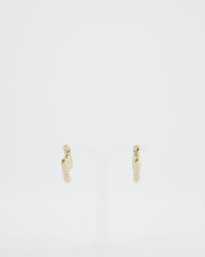 Chanel CC Logo Stud Earrings in Gold