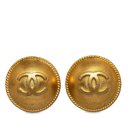 CHANEL CC Clip On Earrings Costume Earrings