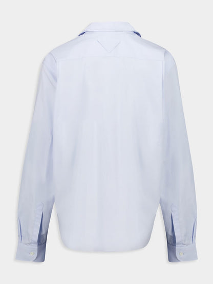 Astro Blue Fil-à-fil Shirt