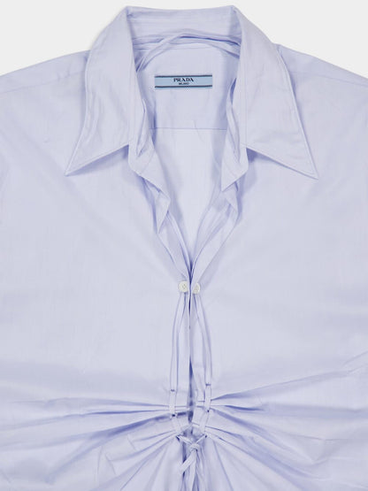 Astro Blue Fil-à-fil Shirt
