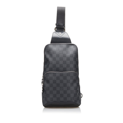 Louis Vuitton Avenue Sling Black Damier Graphite Canvas