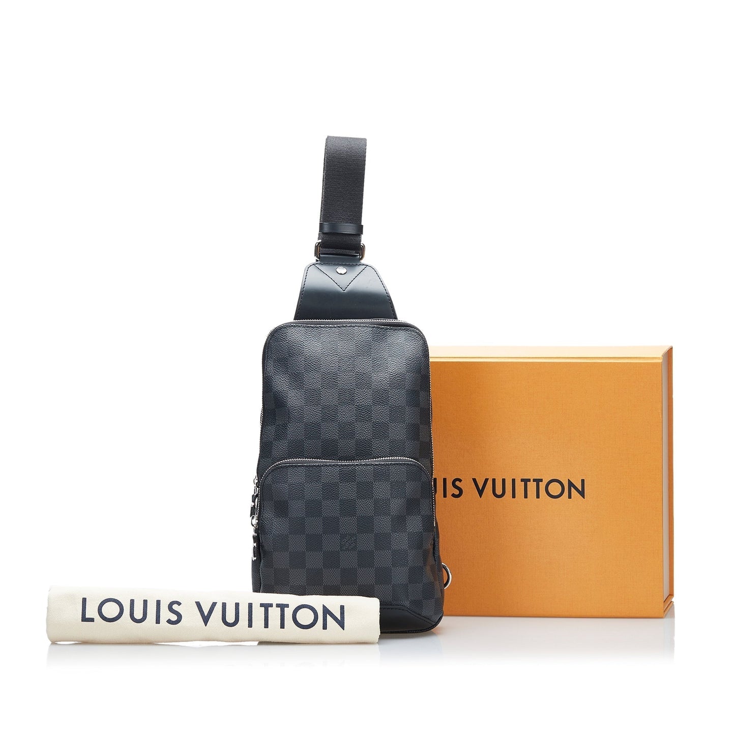 Louis Vuitton Avenue Sling Black Damier Graphite Canvas