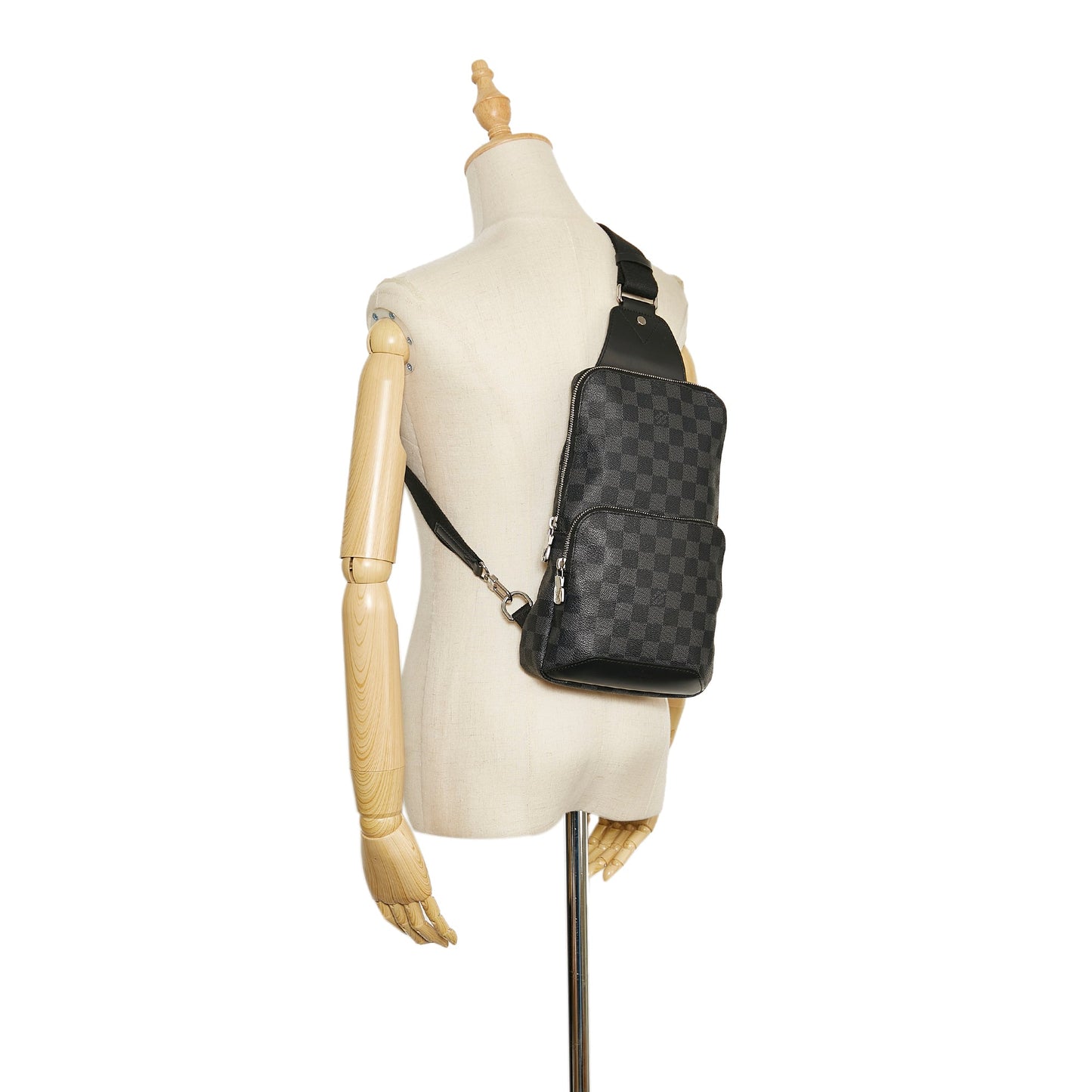 Louis Vuitton Avenue Sling Black Damier Graphite Canvas