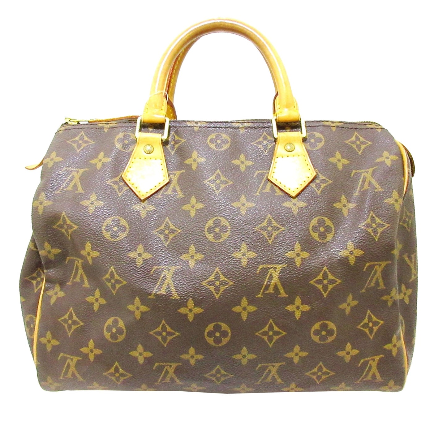 Louis-Vuitton Monogram Speedy 30 Brown