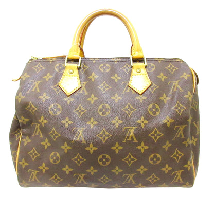 Louis-Vuitton Monogram Speedy 30 Brown