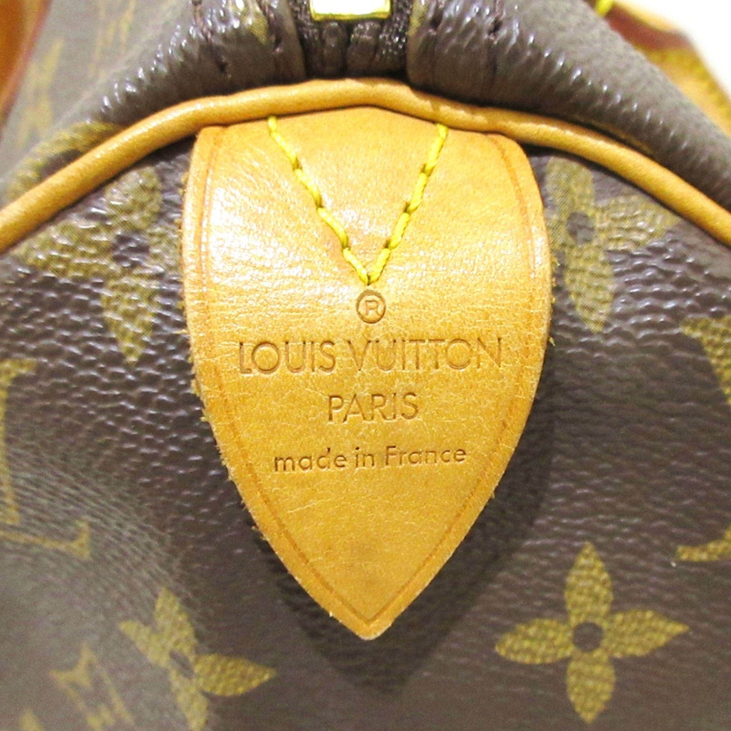 Louis-Vuitton Monogram Speedy 30 Brown