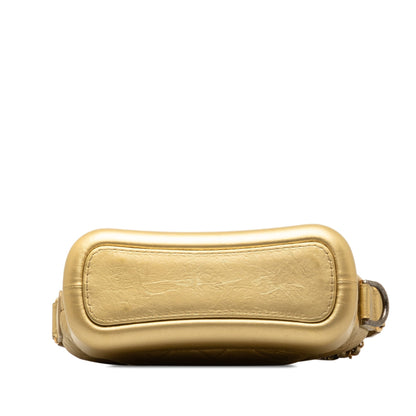 CHANEL Small Metallic Lambskin Gabrielle Crossbody Crossbody Bag