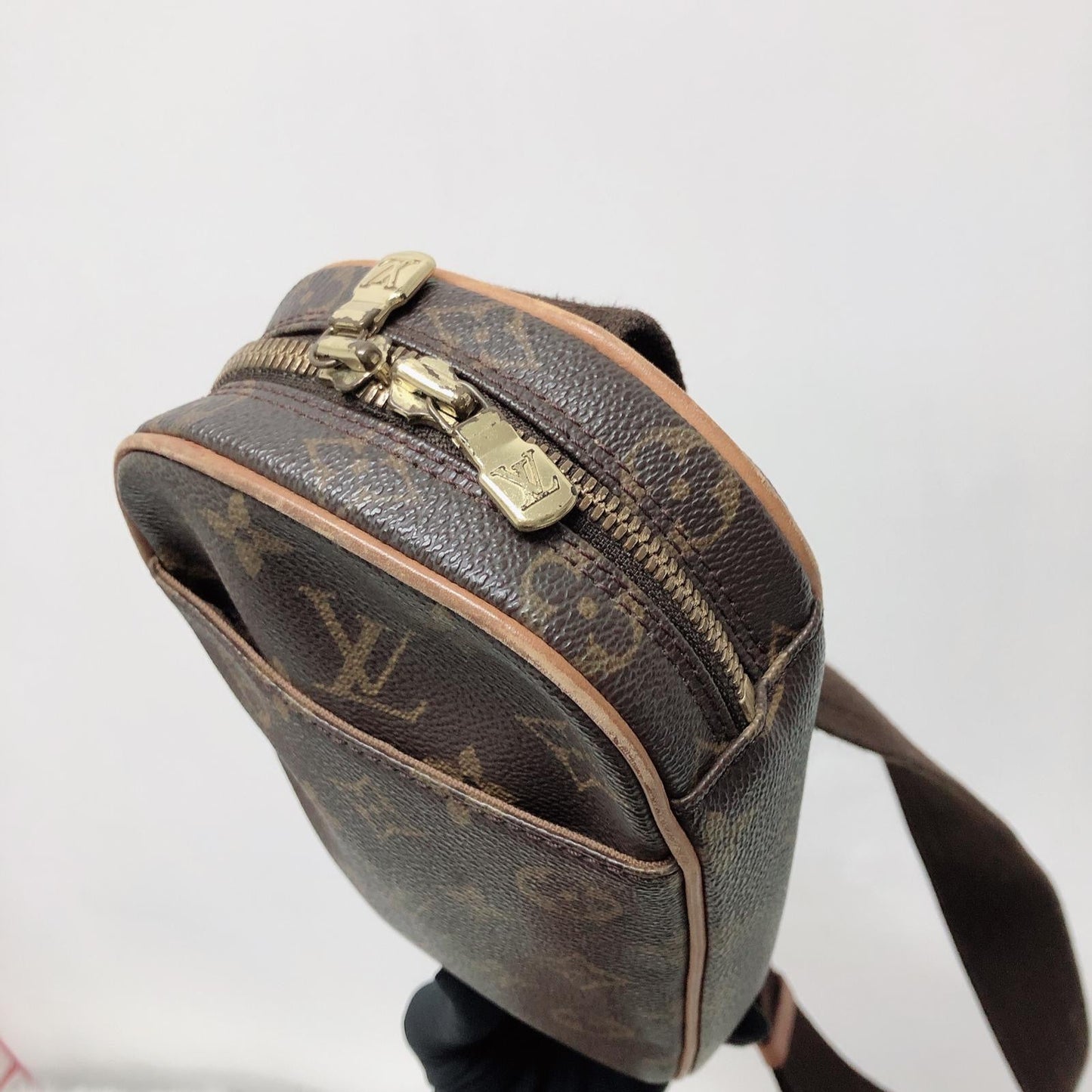 Louis-Vuitton Monogram Pochette Gange Crossbody Fanny Waist Belt Bag