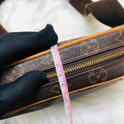 Louis-Vuitton Monogram Pochette Gange Crossbody Fanny Waist Belt Bag