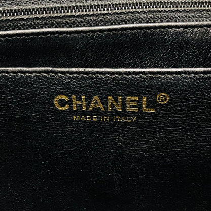 Classic Single Flap Jumbo Bag in Black Caviar with GHW
