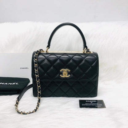 Small Trendy CC in Lambskin Leather with GHW