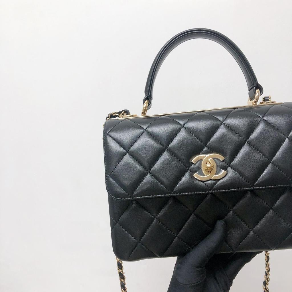 Small Trendy CC in Lambskin Leather with GHW