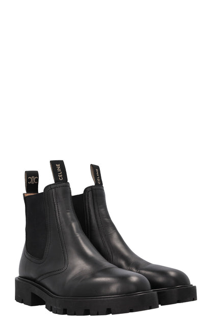 CELINE Margaret Chelsea Ankle Boots Black