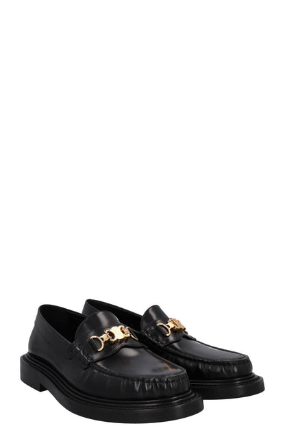 CELINE Triomphe Loafers Black