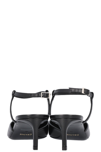 CELINE Heels Leather Black