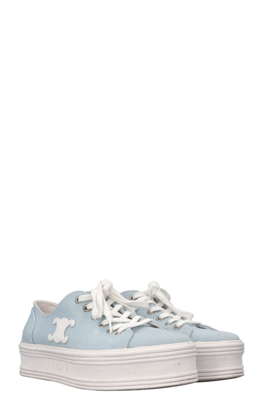 CELINE Triomphe Sneakers Canvas Blue White