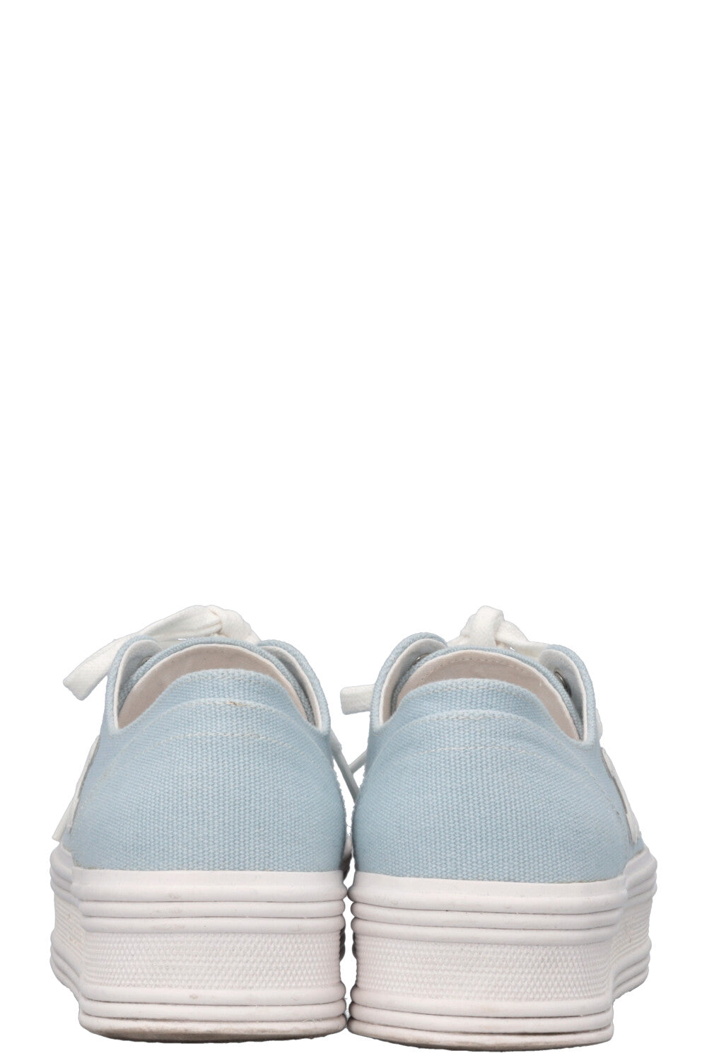 CELINE Triomphe Sneakers Canvas Blue White