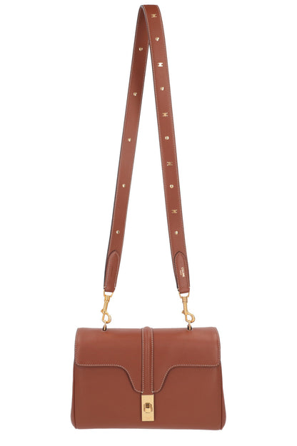 CELINE Soft 16 Crossbody Bag Congac