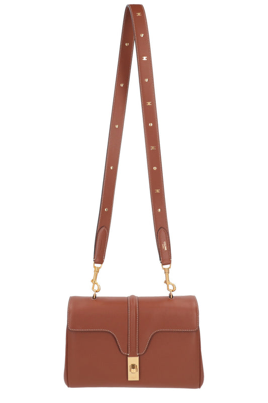 CELINE Soft 16 Crossbody Bag Congac