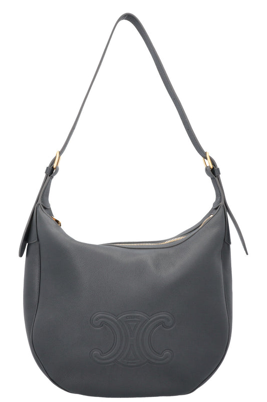 CELINE Medium Heloise Shoulder Bag Grey