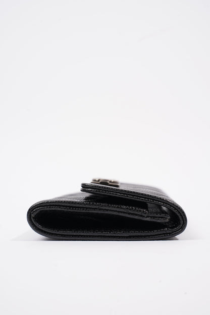 Chanel Tri-fold Boy Small Wallet Black Caviar Leather