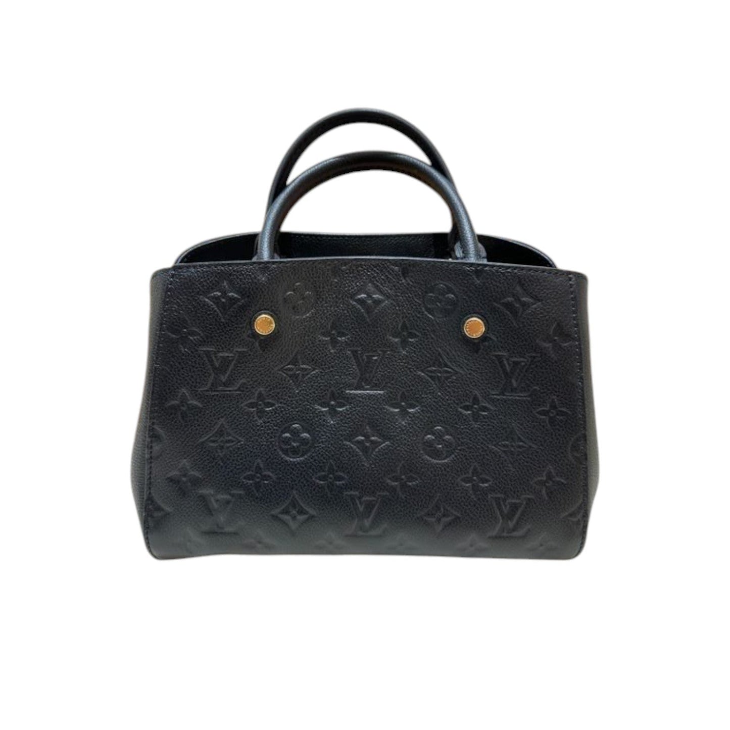 Louis-Vuitton Montaigne MM Empreinte Black GHW