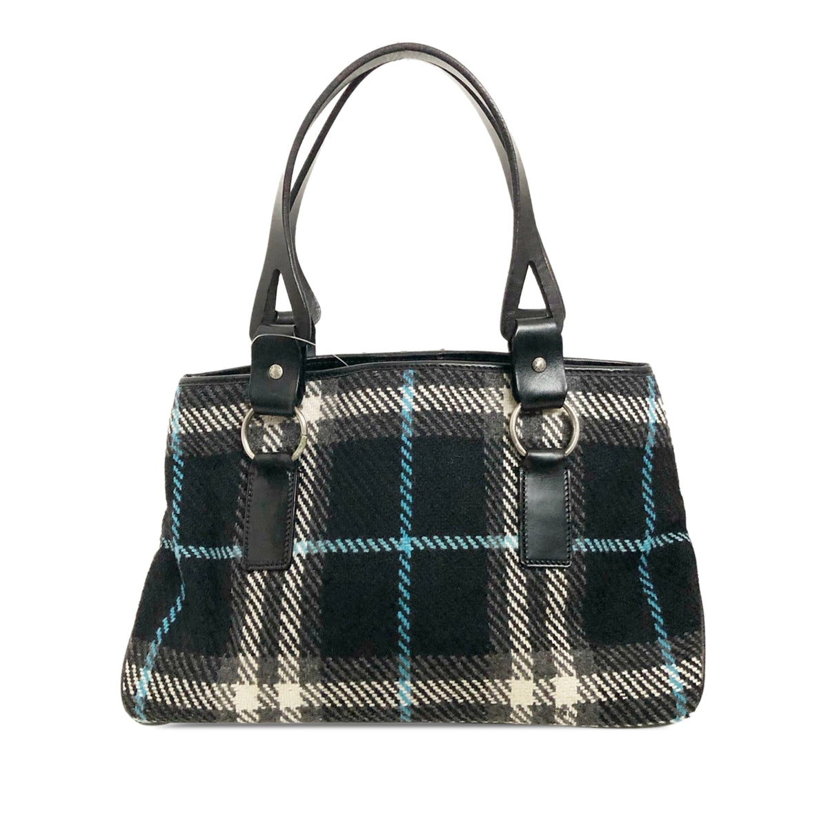 BURBERRY Wool House Check Handbag
