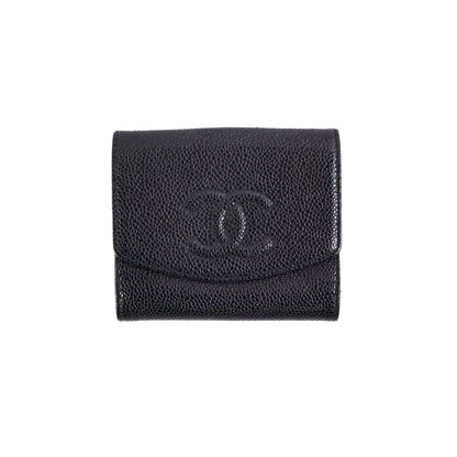 Chanel Caviar Timeless Wallet Black