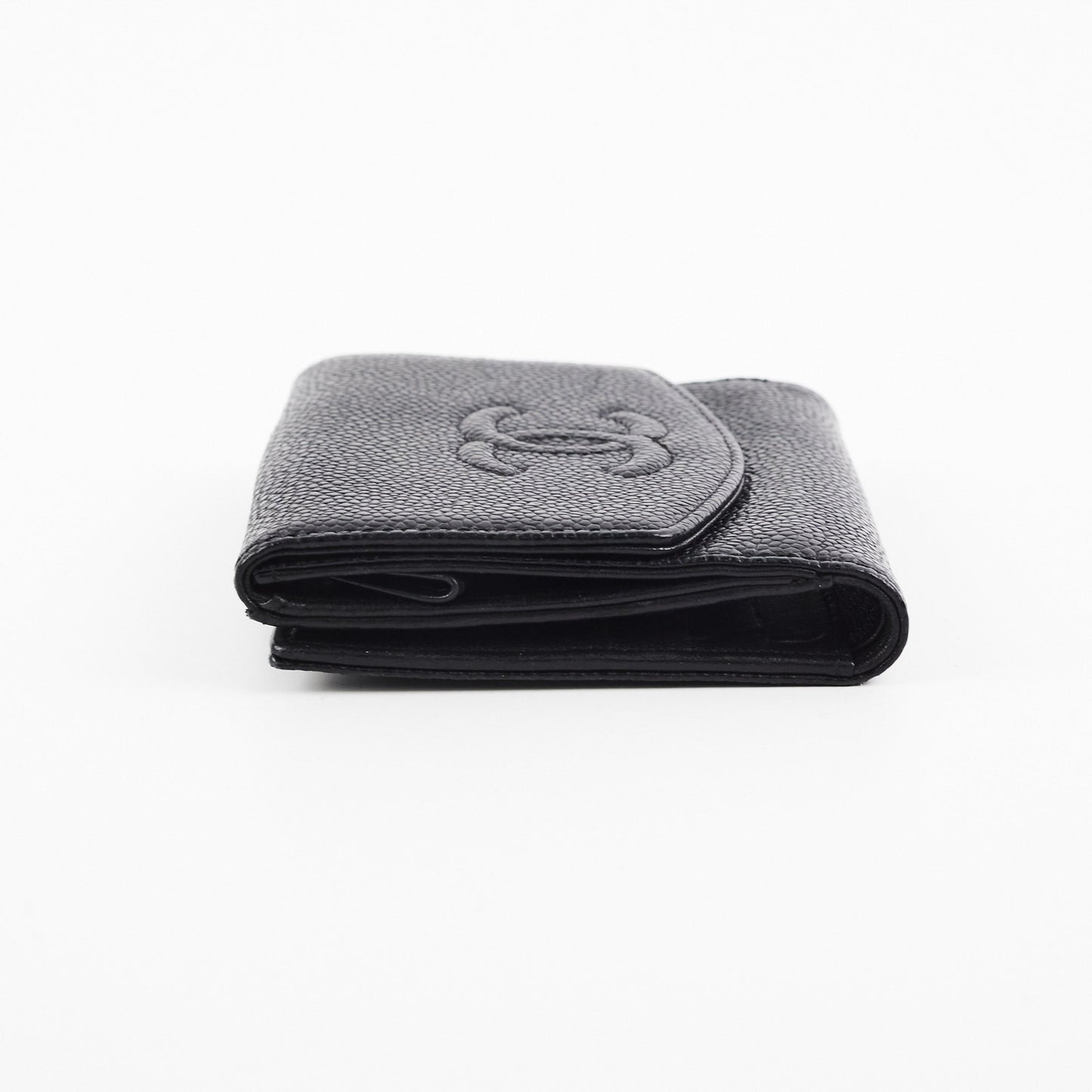 Chanel Caviar Timeless Wallet Black