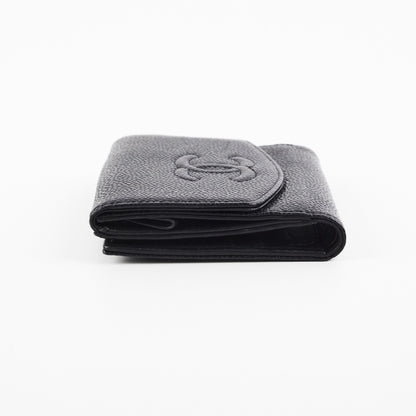 Chanel Caviar Timeless Wallet Black