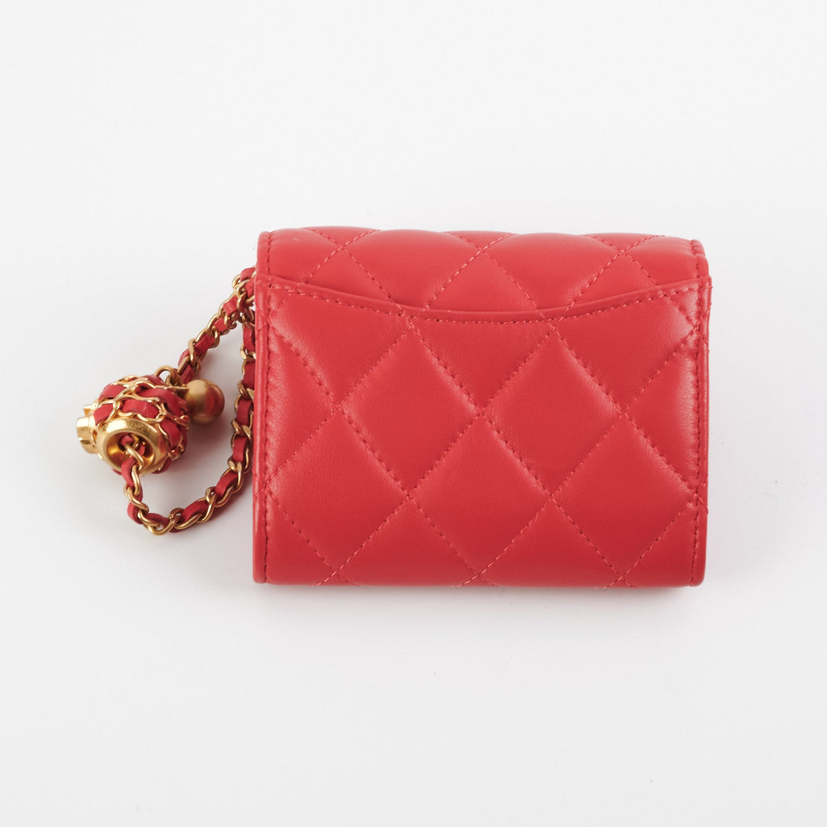 Chanel Micro Bag Pearl Crush Red