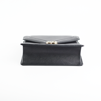 ITEM 5 - Chanel Chevron Crossbody Flap Bag Black