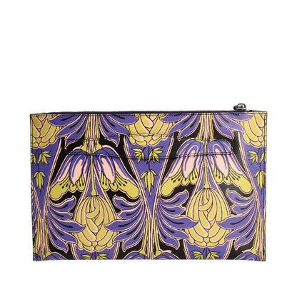 PRADA Saffiano Soft Floral Clutch Multicolour